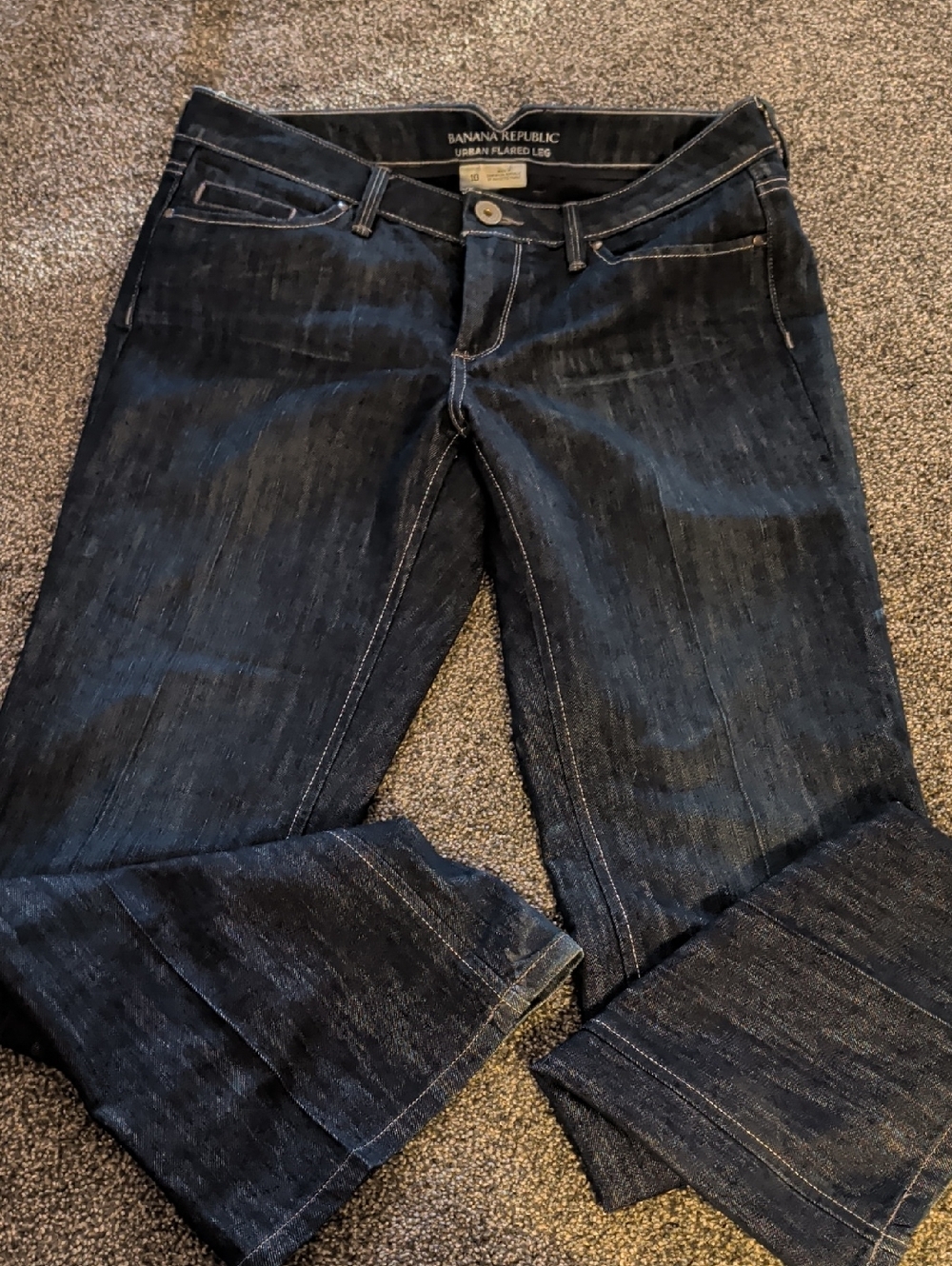 Banana Republic Dark Blue Flared Jeans